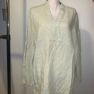 Mint green tunic